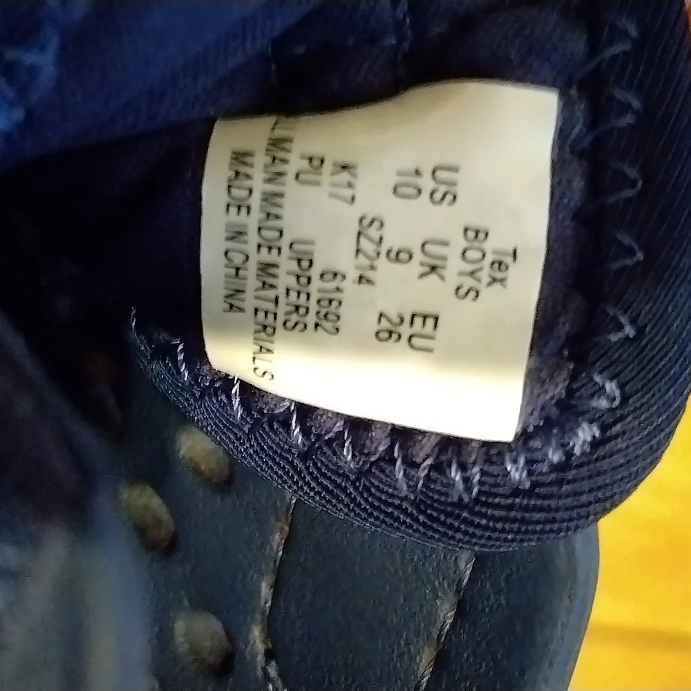 Stride Rite Blue and Yellow Water Shoes Lightweight Breathable Design